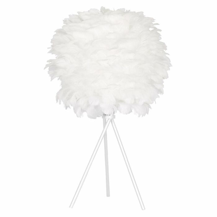 Lampara Sobremesa Glam DKD Home Decor Blanco 42 x 67 x 42 cm