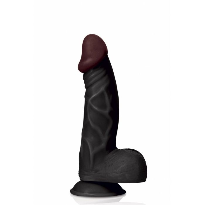 Consolador Realista Captain Red TPE Negro 23 cm Consolador Realista Captain Red TPE Negro 23 cm