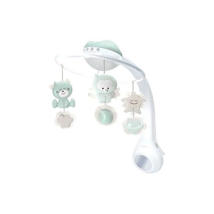 Infantino 302049 Móvil Dulce Noche 3 en 1 Verde Menta