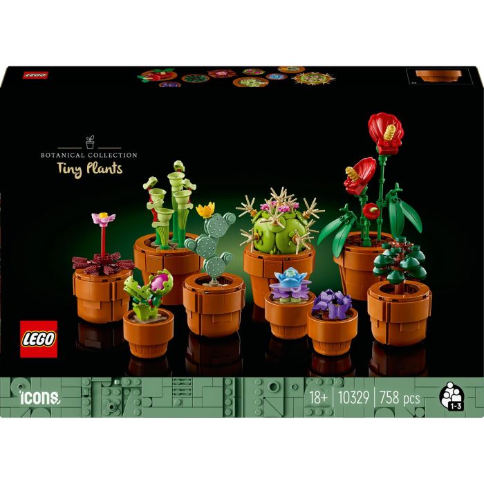 LEGO 10329 Plantas Diminutas Icons: Set de Construcción Adorno Floral para Adultos, 9 Especies Exóticas Sin Mantenimiento 0 LEGO 10329 Plantas Diminutas Icons: Set de Construcción Adorno Floral para Adultos, 9 Especies Exóticas Sin Mantenimiento 0