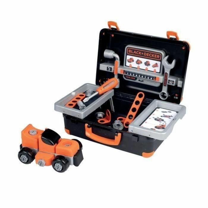 Black + Decker Caja Bricolo Box - Maletín de Herramientas para Niños a Partir de 3 Años con Accesorios
