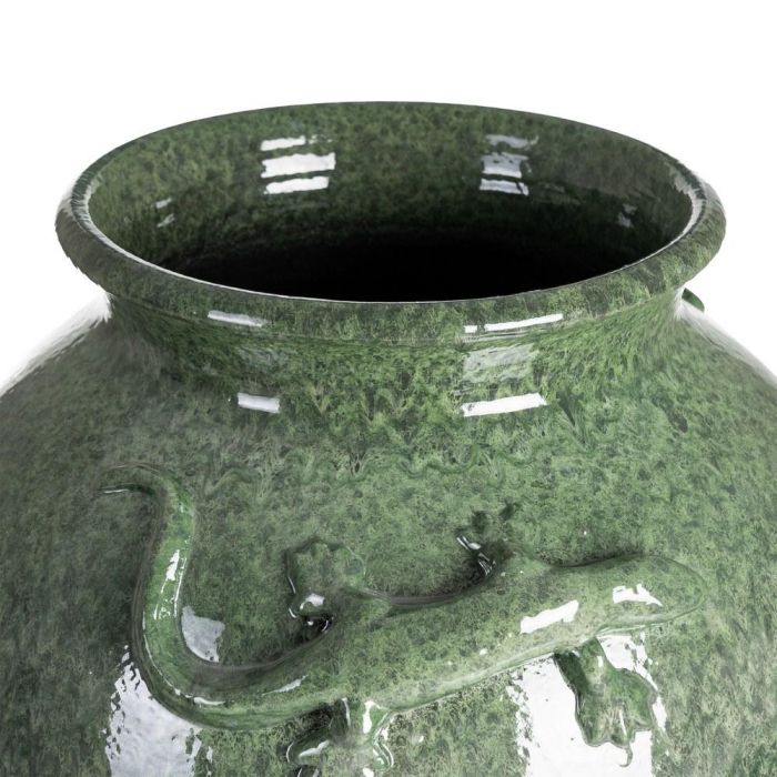 Jarrón Verde Cerámica Decoración 38 X 38 X 80 cm