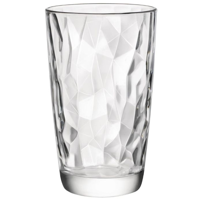 Bormioli Rocco Vaso Alto Diamond de Vidrio 47 cL con Relieve, Fabricado en Italia, Apto Lavavajillas, Set de 6 Unidades 0 Bormioli Rocco Vaso Alto Diamond de Vidrio 47 cL con Relieve, Fabricado en Italia, Apto Lavavajillas, Set de 6 Unidades 0