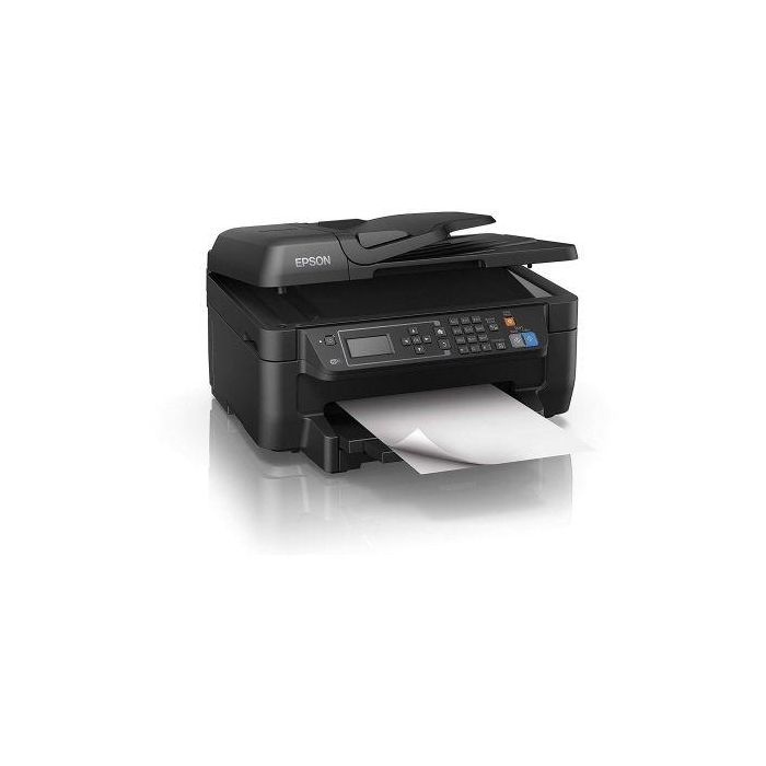 MULTIFUNCIÓN EPSON WIFI CON FAX WORKFORCE WF-2750DWF - 33/20 PPM BORRADOR - DUPLEX - SCAN 1200X2400PPP - USB - CART. 16 BK/C/M/Y /XL 3
