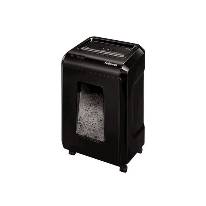 Fellowes Destructora de Documentos 92Cs, 18 Hojas, Corte en Partículas P-4, Papelera 25 L, Grapas, Clips, CD