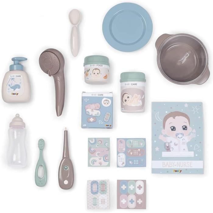 Smoby Casa de los Bebés Baby Nurse con 3 Áreas de Juego, para Muñecos de hasta 42cm, Dimensiones 149x71x71cm, Edad +3 Años 4 Smoby Casa de los Bebés Baby Nurse con 3 Áreas de Juego, para Muñecos de hasta 42cm, Dimensiones 149x71x71cm, Edad +3 Años 4