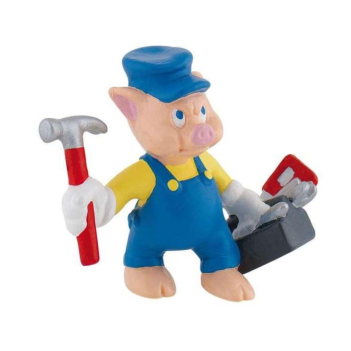 Figura cerdito con martillo 7 cm Figura cerdito con martillo 7 cm