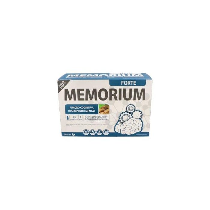 DIETMED Memorium Forte 30 Ampollas - Suplemento para el Rendimiento Mental, Cognitivo e Intelectual