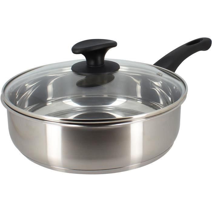 Sartén - MENASTYL - 6020248 - Acero inoxidable - 28 cm - Apta para todo tipo de fuegos, incluida inducción 3
