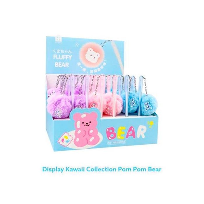 Roymart Bolis Glitter Pom Pom Bear Surtidos Expositor 30 Ud