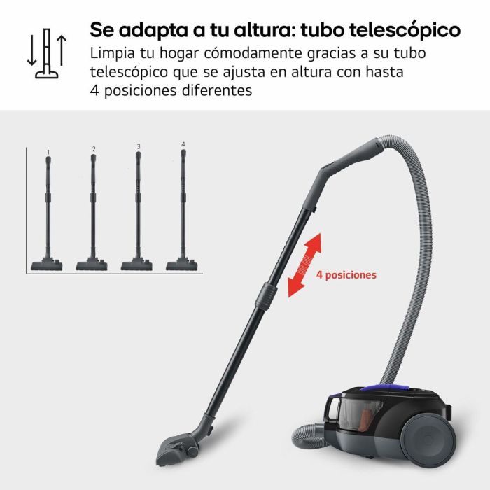 Aspiradora sin Bolsa LG VK8506NHAG Rojo 650 W 3 Aspiradora sin Bolsa LG VK8506NHAG Rojo 650 W 3