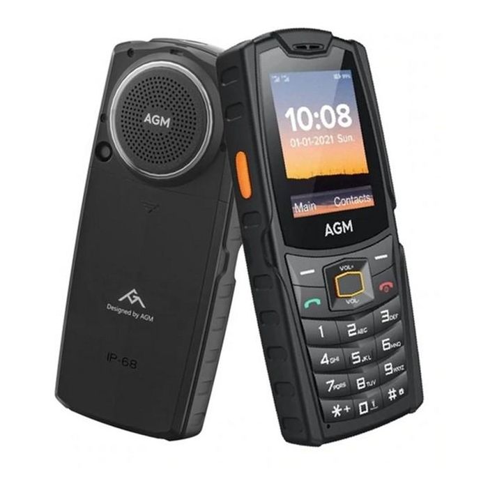 AGM MOBILE M6 Bartype Teléfono Resistente 4G Dual SIM - Pantalla 2.4", Cámara 0.3MP, Batería 2500mAh Negro 0 AGM MOBILE M6 Bartype Teléfono Resistente 4G Dual SIM - Pantalla 2.4", Cámara 0.3MP, Batería 2500mAh Negro 0