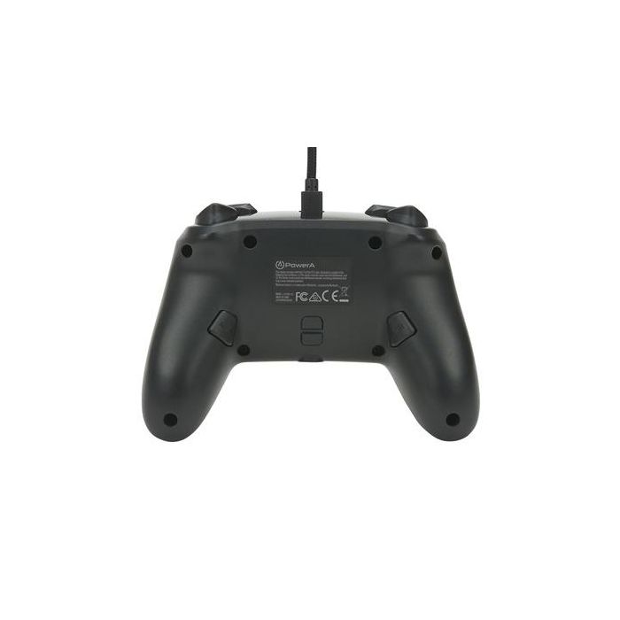 Power A Mando con Cable Mejorado 1510925-01 Spectra LED para Nintendo Switch y Switch OLED, Control con 8 Colores Brillantes y 2 Efectos LED, Botones Asignables 10