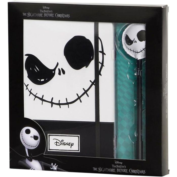 Caja Regalo con Diario y Bolígrafo Fashion Face Disney Pesadilla Antes de Navidad Negro 2 Caja Regalo con Diario y Bolígrafo Fashion Face Disney Pesadilla Antes de Navidad Negro 2