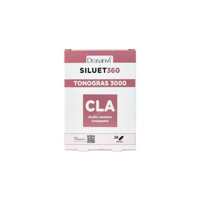 DRASANVI Cla Tonogras, Ácido Linoleico Conjugado 2.400 mg Omega 6, 36 perlas
