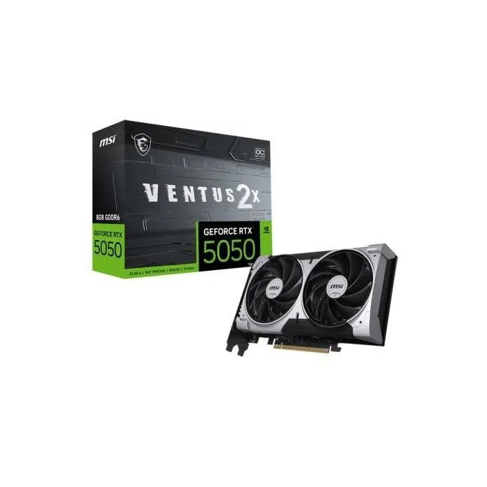 MSI Tarjeta Gráfica GeForce RTX 5050 VENTUS 2X OC 8GB GDDR6 2
