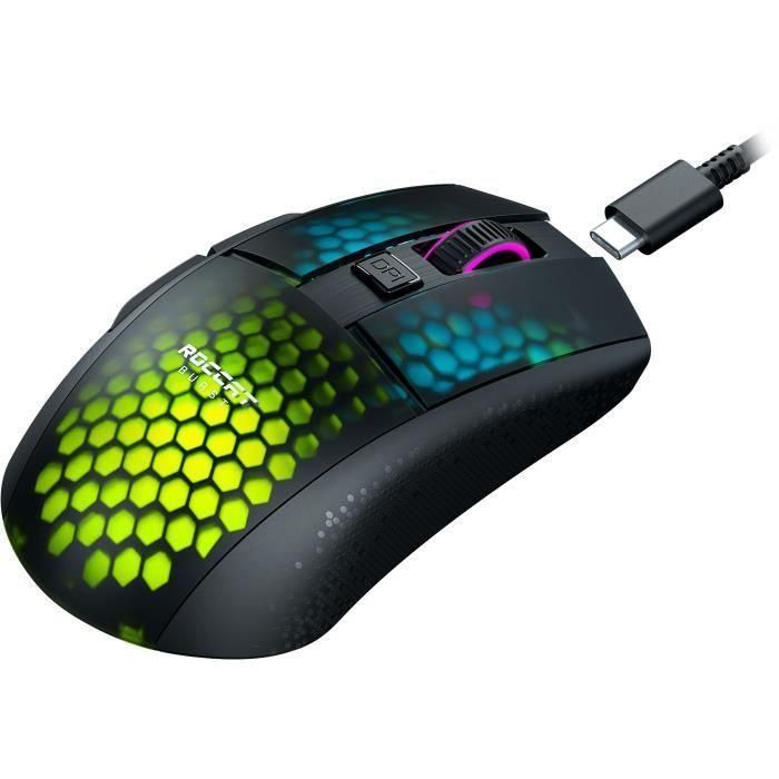 Ratón para juegos - Alámbrico - ROCCAT - Burst Pro Air - Negro 2 Ratón para juegos - Alámbrico - ROCCAT - Burst Pro Air - Negro 2
