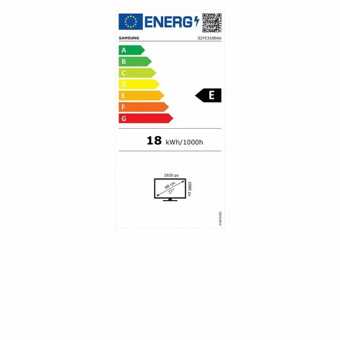 Samsung Essential Monitor 27" S3 Led Fhd Monitor Black LS27C310EAUXEN 1