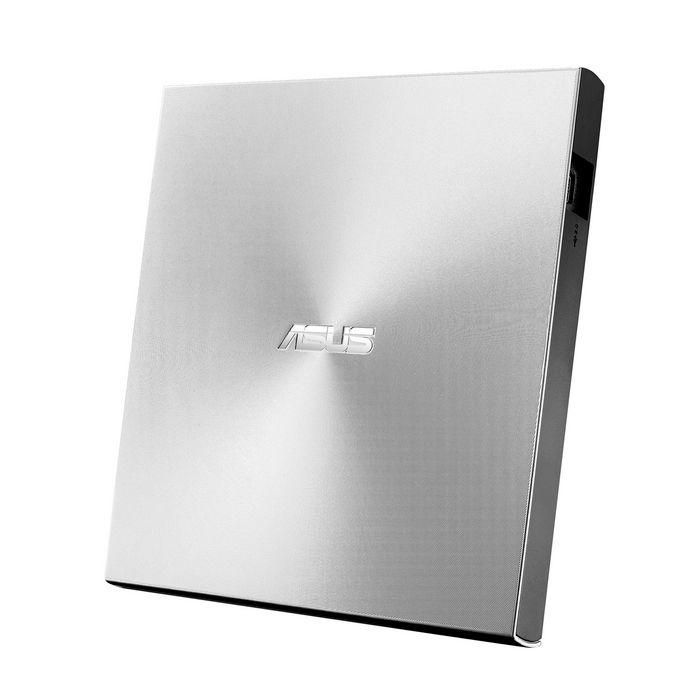 ASUS ZenDrive U8M SDRW-08U8M-U - Unidad óptica externa DVD±RW para sobremesa/portátil, color plata, escritura CD 24x/DVD 8x