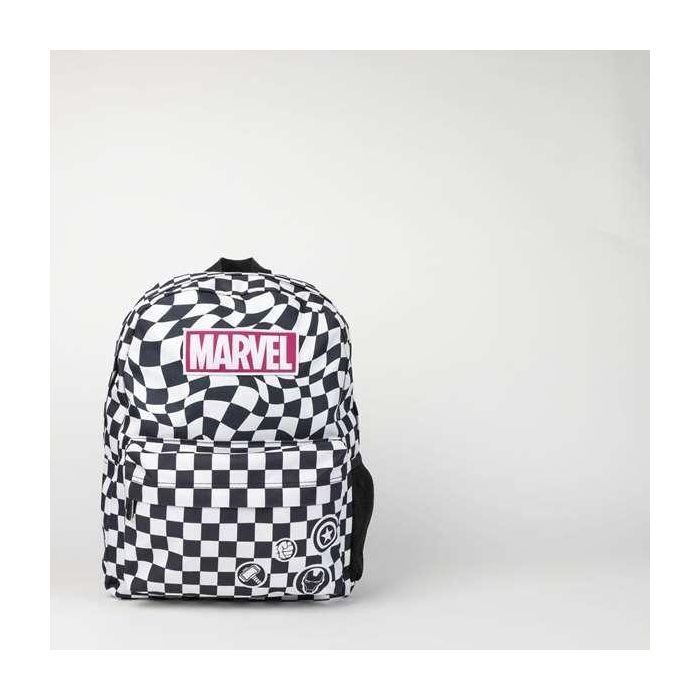 Mochila Escolar Marvel Negro 32 x 12 x 42 cm 2