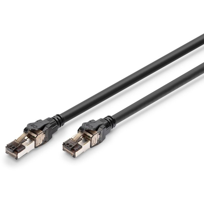Digitus Patchkabel CAT 8.1 S/FTP, Cable de Red Ethernet, 1.00m, Negro 0 Digitus Patchkabel CAT 8.1 S/FTP, Cable de Red Ethernet, 1.00m, Negro 0