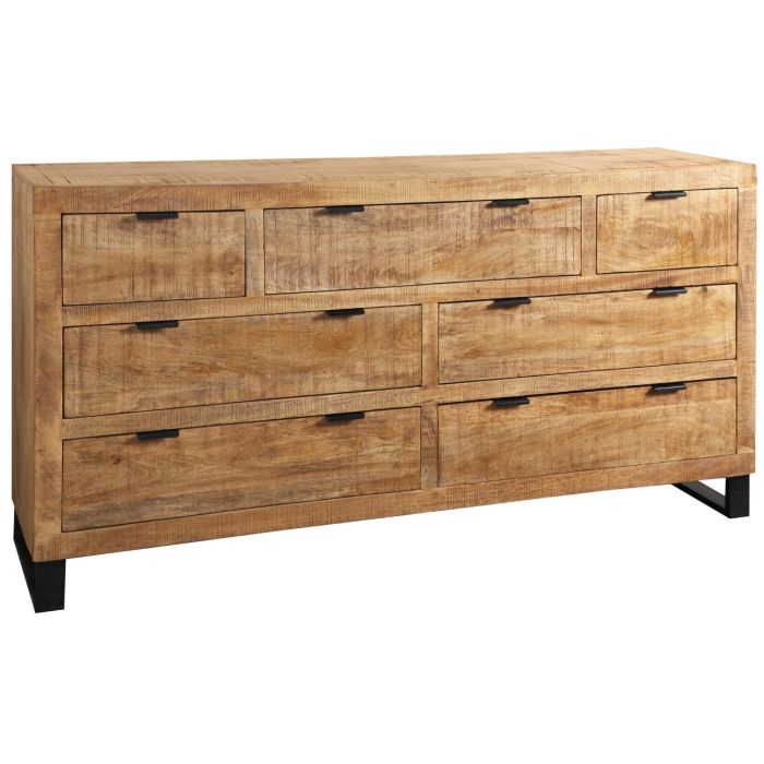 Cajonera Alpino DKD Home Decor Marron Negro 45 x 91 x 180 cm Cajonera Alpino DKD Home Decor Marron Negro 45 x 91 x 180 cm