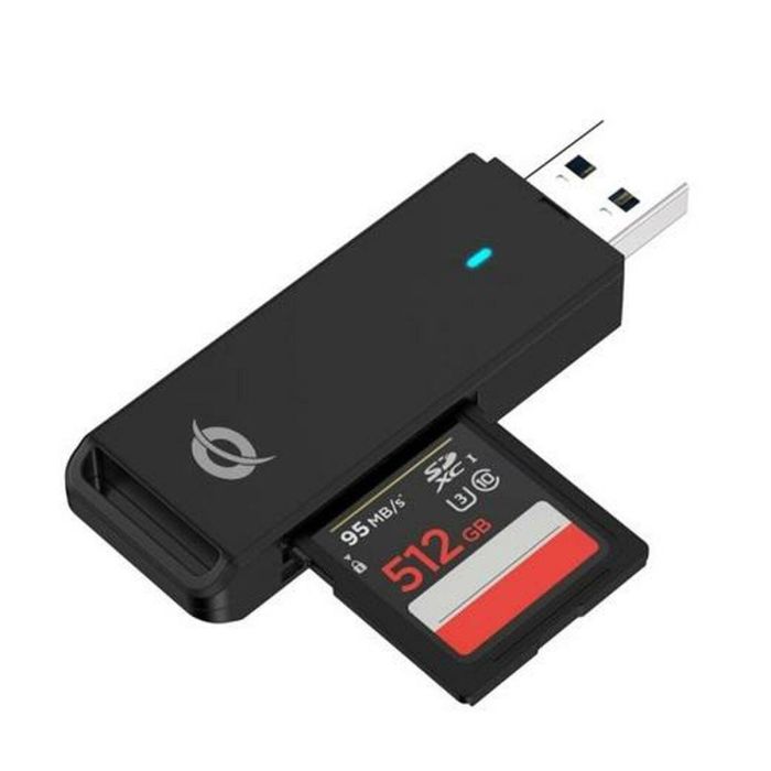 Conceptronic Lector de Tarjetas Externo USB 3.0 Compatible con SD, SDHC, SDXC, Micro SD/T-Flash, Micro SDHC, Micro SDXC