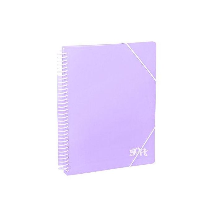 Carpeta Fundas (Tarifario) Carchivo Soft Pp Archivex A4 30 F. Malva (Set de 4)