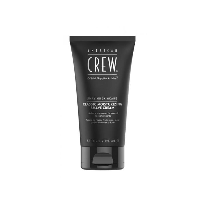 American Crew Crema de Afeitar Hidratante Classic 150ml con Aloe y Aceite de Aguacate - Protección y Suavidad