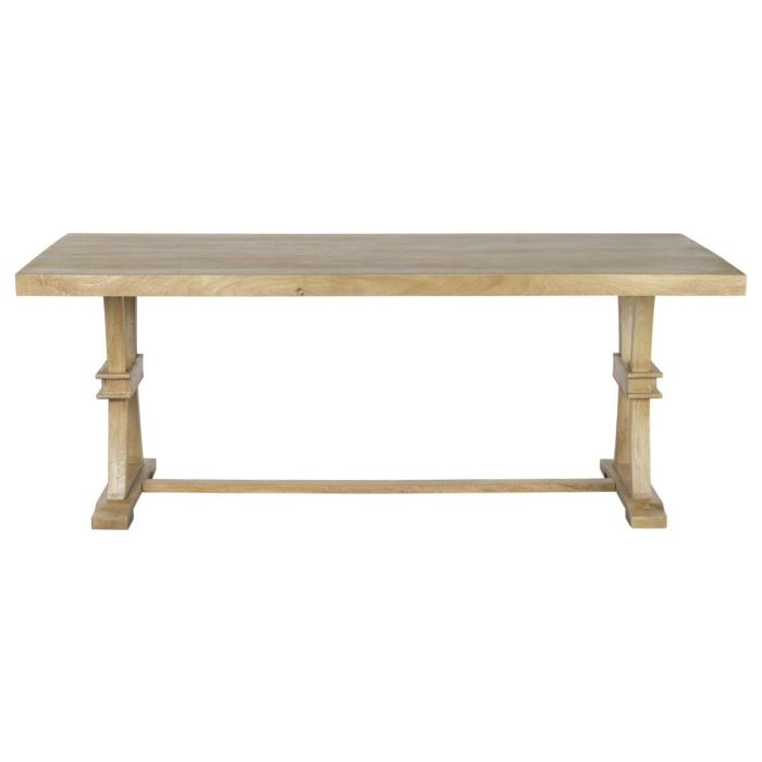 Mesa de Comedor Home ESPRIT Natural Madera Madera de mango 2