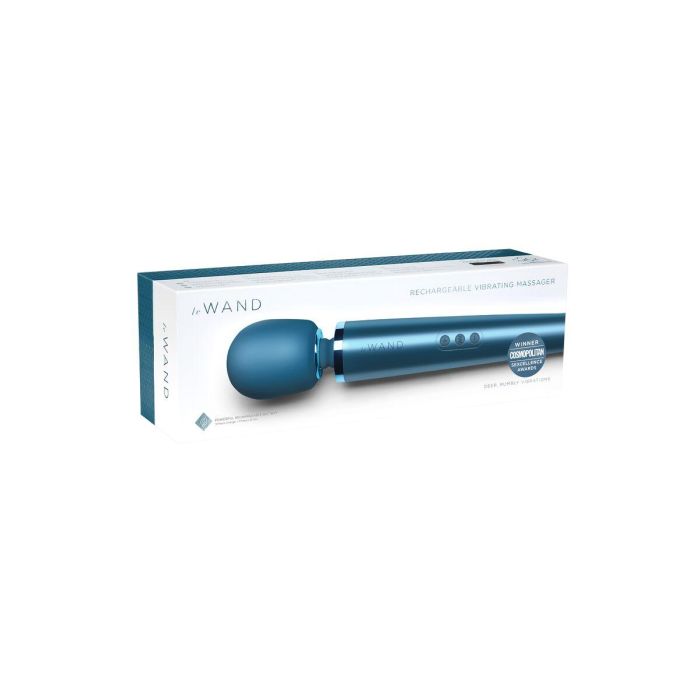Varita Masajeadora Recargable Le Wand Pacific Blue Azul 0 Varita Masajeadora Recargable Le Wand Pacific Blue Azul 0