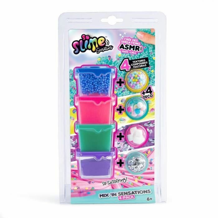 Canal Toys CTSSC232 - So Slime DIY Mix'in Sensations Paquete de 4 para Pasatiempos Creativos 3