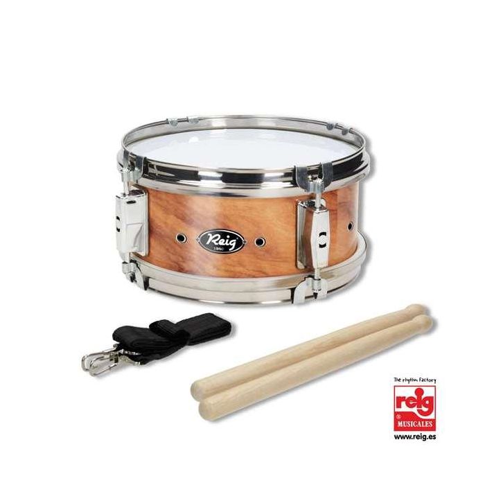 Reig Tambor de Metal Infantil de 24 cm de Diámetro, Juguete Musical para Niños a partir de 3 Años, Presentado en Caja