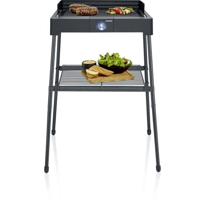 SEVERIN - PG8568 - Barbacoa Eléctrica Independiente, 2200 W, Parrilla de Aluminio Fundido, Bandeja de Agua Reductora de Humo y Olores, No 1 SEVERIN - PG8568 - Barbacoa Eléctrica Independiente, 2200 W, Parrilla de Aluminio Fundido, Bandeja de Agua Reductora de Humo y Olores, No 1