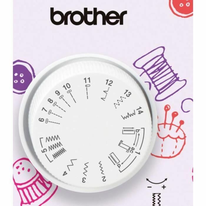 Brother KE14SVM1 Máquina de Coser Mecánica, 14 funciones, para todo tipo de telas, fácil de usar con protección para los dedos e iluminación LED 6 Brother KE14SVM1 Máquina de Coser Mecánica, 14 funciones, para todo tipo de telas, fácil de usar con protección para los dedos e iluminación LED 6