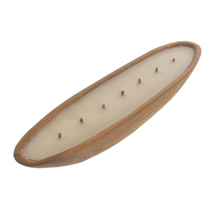 DKD Home Decor Vellón Balines Deco indo 24 Natural 65x15x12.5 cm 4