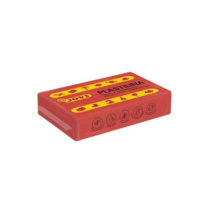 Jovi Plastilina School Pastilla 50 gr Rojo Caja 30 Unidades