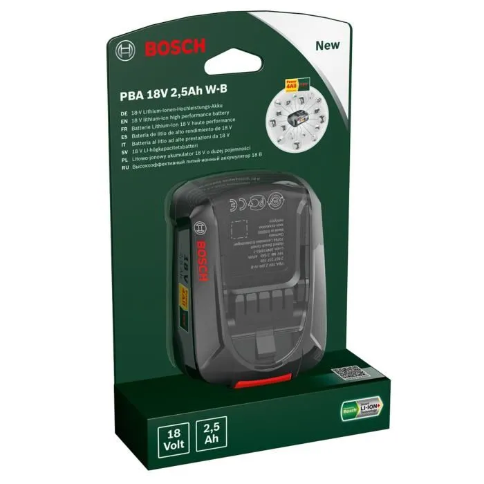 Bosch Batería de Litio 18V 2.5 Ah 1