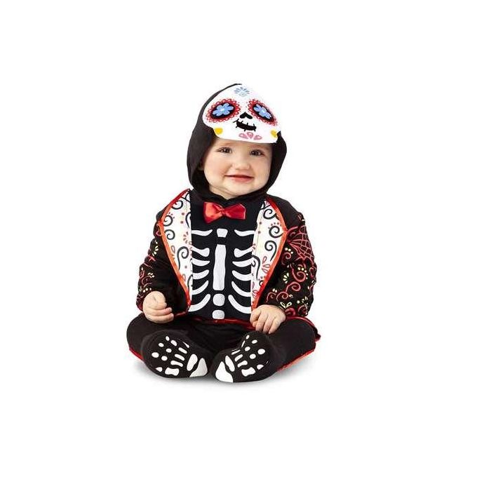 Disfraz bebé día de los muertos talla 0-6 meses 1