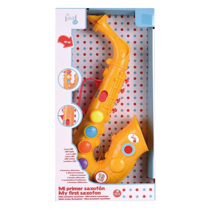 Tachan Saxofón Infantil LML006 con Luces LED y 4 Modos de Juego, Recomendado +18 Meses 1