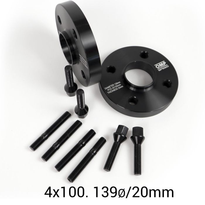 Omp Speed Juego De Separadores D. Cent. Ancho: 20 mm Pcd: 4x100 Cb.H: 56.1 Cb.W: 56.1 Tornillo M12x1.5Conico+Esparragos M12x1.5 OMPS08052001 2 Omp Speed Juego De Separadores D. Cent. Ancho: 20 mm Pcd: 4x100 Cb.H: 56.1 Cb.W: 56.1 Tornillo M12x1.5Conico+Esparragos M12x1.5 OMPS08052001 2