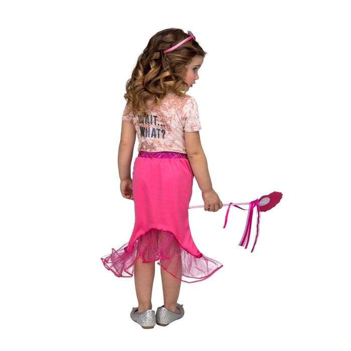 Disfraz tutú sirenita rosa talla 3-6 y 2 Disfraz tutú sirenita rosa talla 3-6 y 2