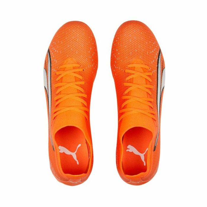 Botas de Fútbol para Adultos Puma Ultra Match Mg Naranja Unisex 1