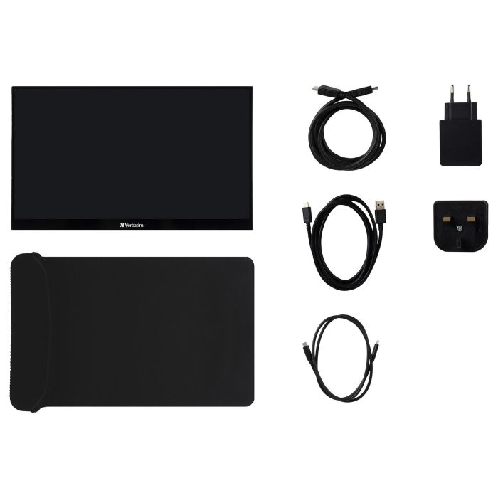 Verbatim PMT-14 Monitor Portátil Táctil 14" Full HD IPS USB-C Negro 2 Verbatim PMT-14 Monitor Portátil Táctil 14" Full HD IPS USB-C Negro 2
