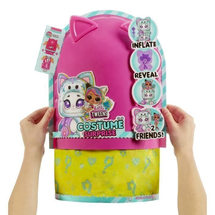 LOL Surprise - Muñeca disfraz Tweens - Emma Emo - Muñeca 17cm + animal hinchable - Sorpresa por descubrir