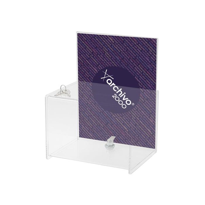 Urna Archivo 2000 Premium Urna Personalizable 3 mm Con llave 170 x 220 x 285 cm Transparente 1