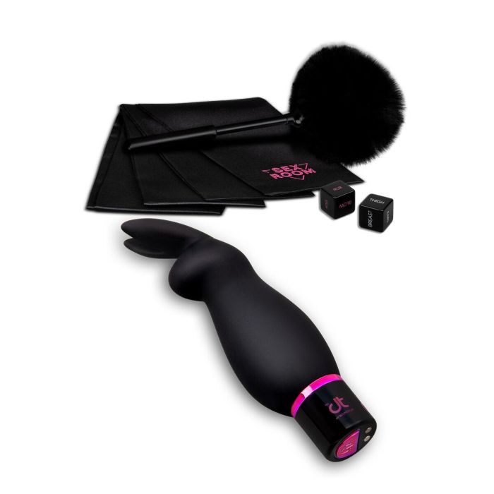 Vibrador clásico Dream Toys Sex Room Raunchy Kit Negro