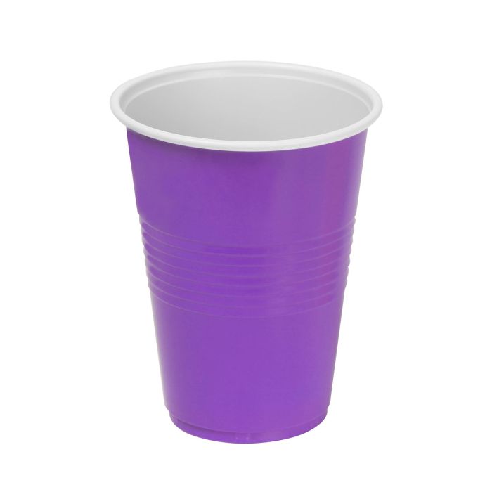Set de 10 Vasos Bicolor Fucsia y Azul 450 ml Algon (48 Cajas) 2 Set de 10 Vasos Bicolor Fucsia y Azul 450 ml Algon (48 Cajas) 2