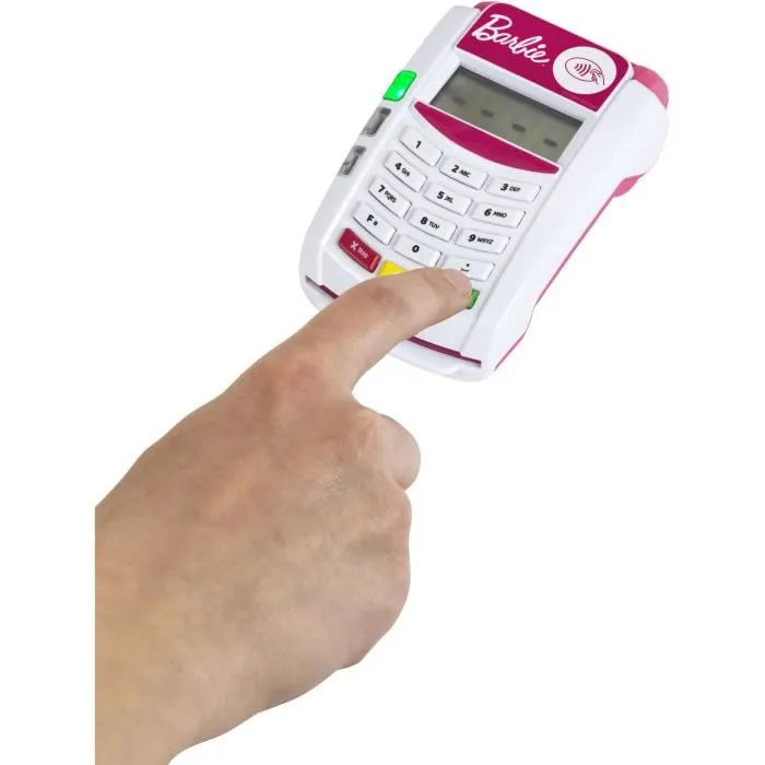 Klein Terminal de Pago Electrónico Barbie 7335 con Accesorios para Niños a Partir de 3 Años 3