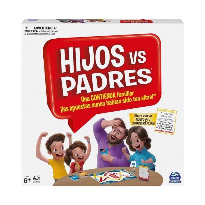 Juego De Mesa Hijos Contra Padres 6065093 Spin Master 8 Juego De Mesa Hijos Contra Padres 6065093 Spin Master 8